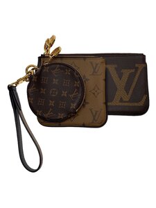 LOUIS VUITTON◆ポシェット・トリオ_モノグラム・キャンバス_モノグラム・リバース_モノグラム・ジャイアント_M68756