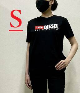 ディーゼル　レディース　Tシャツ 20A23　Sサイズ　ブラック　新品 タグ付　ギフトにも　DIESEL　T-REG-DIV　A05033 0GRAI　リバイバル