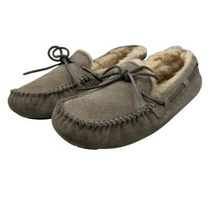 KA271 UGG アグ レディース ムートンモカシン US9 26cm ライトグレー