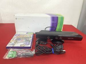 M-7399 【同梱不可】980円～ 現状品　XBOX 360　Kinectセンサー　1414　ソフト1点セット　ゲームアクセサリー　通電未確認　