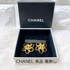 1円 美品 シャネル CHANEL イヤリング ココマーク ゴールド デカココ ヴィンテージ ロゴマーク アクセサリー 人気 96P 付属品 あり レア 