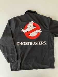 GHOSTBUSTERS(ゴーストバスターズ)/コーチジャケット/Mサイズ/アウター・ジャンバー/ブラック