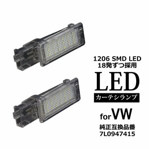 LEDフットランプ ゴルフ5 ゴルフ6 トゥアレグ パサート ティグアン シロッコ ジェッタ ルームランプ VolksWagen 互換品 7L0947415 RZ135