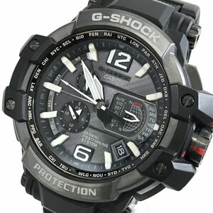 超美品 CASIO カシオ G-SHOCK ジーショック グラビティマスター スカイコックピット GPS 腕時計 電波ソーラー GPW-1000FC-1A 動作確認済