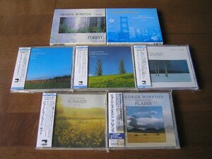 【JR409】 帯あり《George Winston / ジョージ・ウィンストン》 ソロ・ピアノ - 7CD