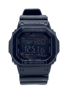 CASIO◆ソーラー腕時計/デジタル/ラバー/BLK/BLK/GW-M5610BB