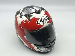 ARAI アライ ASTRO-IQ MARKER マーカー ホワイトレッド 東単オリジナル フルフェイスヘルメット Lサイズ