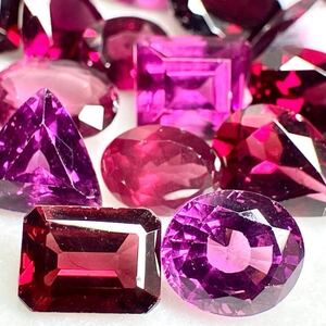 1円〜!!☆天然ガーネットおまとめ188ct☆j 約37.6g ルース 裸石 宝石 ジュエリー jewelry garnet 柘榴石 w4た45