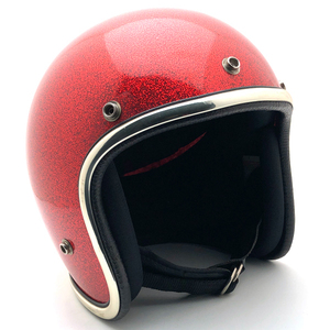 送料無料 ARTHUR FULMER AF40 RED METALFLAKE 56cm/アーサーフルマー赤レッドビンテージヘルメットハーレーチョッパーbellベル500txsシェル