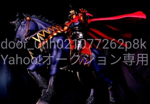 JC HOKUTO NO KEN RAOH & KOKUOH-GO ACTION FIGURE 原哲夫/武論尊 北斗の拳 世紀末覇者 拳王 ラオウ & 黒王号 アクションフィギュア 