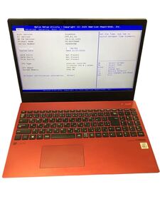 【中古】NEC PC-N1575AAR/プロセッサーCore i7-10510U@1.8GHz/メモリ4GB/ストレージ無し/OS無し/管理番号MP94