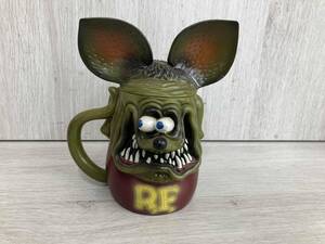 現状品 RAT FINK ラットフィンク　フリーカップ　ソフビ　小物入れ