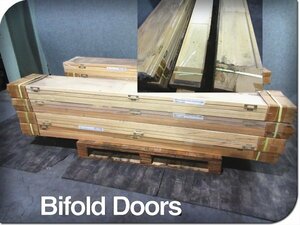 ■未使用品■Bifold Door■輸入折戸■2パネル ストレート トップ■クローゼットドア/折戸■10点■khhw1212m