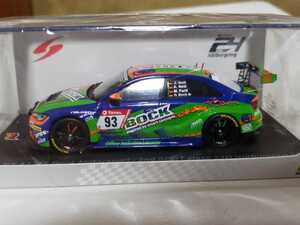 新品 1/43 スパーク SPARK AUDI RS3 NO.93 BONK MOTORSPORT 2ND SP 3T CLASS 24H NURBURGRING 2019 H. BOCK M. PARTL J. NETT A. NETT