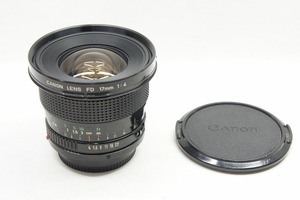 【適格請求書発行】良品 Canon キヤノン New FD 17mm F4 単焦点レンズ MF【アルプスカメラ】240622b