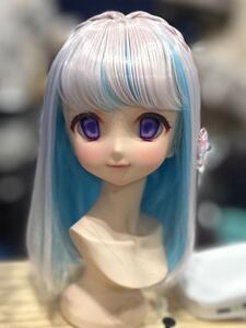 【キツネの美容院】10月通販　数量限定7 カスタム　ウィッグ　DD MDD SD 1/3 サイズ　ドール用　地雷系 ボブカット 121