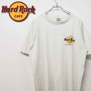 90s 古着 ハードロックカフェ イーストロンドン USA製 Tシャツ L