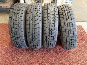 CF6276■155/70R12 73Q　4本価格　DUNLOP WINTER MAXX02　送料無料 冬 ’19年 8.5分山 トゥデイ キャロル プレオ アルト ライフ ミニ