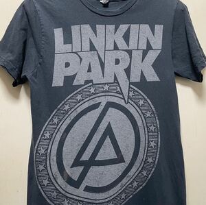 LINKIN PARKリンキンパークビッグプリントTシャツ M古着 バンド T