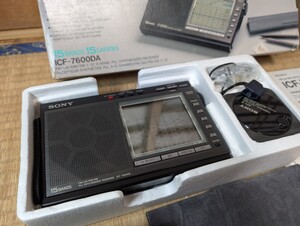 希少 SONY ICF-7600DA 短波ラジオ FM MW SW