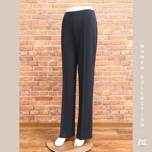 1円/春夏/KEIZO AYATA/40(L)サイズ/ピンタック ストレッチ イージー ワイドパンツ 日本製 ケイゾーアヤタ 新品/紺/ネイビー/iz429/