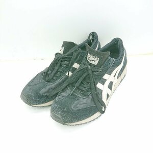 ◇ Onitsuka Tiger オニツカタイガー 1183A355 スニーカー サイズ23.5 ブラック ホワイト レディース E