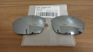 処分価格！★ ハーフジャケット 2.0用 カスタム偏光レンズ チタニウム Titanium Color Polarized 新品 Half Jacket 2.0 