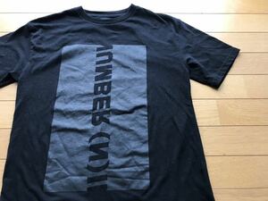 送料￥198ナンバーナイン黒ロゴTシャツM正規品