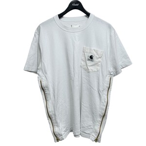 sacai　24SS Carhartt WIP T-Shirt カーハートダブルネームTシャツ 24-0725S　8071000143549　