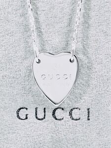 【美品！送無】GUCCI☆グッチ ハート ネックレス シルバー925 リング、ピアス、ブレスレット