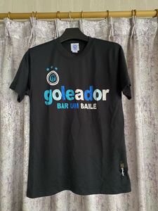 ゴレアドール goleador 半袖Tシャツ Tシャツ プラシャツ プラクティス シャツ サッカー フットサル ウェア 半袖 黒 Sメンズ ブラック ロゴ