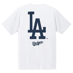 ★限定★新品タグ付き/MLB公式 Los Angelesロサンゼルス・dodgersドジャース 大谷翔平デコピン 半袖TシャツホワイトビックLA/L■在庫限り■