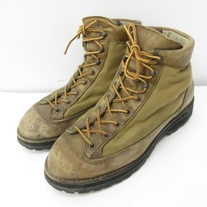 ダナー DANNER 3042 ダナーライト ブーツ ゴアテックス 黒タブ ビブラムソール USA製 茶 ブラウン 7EE 25cm相当 STK メンズ