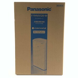 【美品】Panasonic パナソニック F-YHVX120-W 衣類乾燥除湿器 スピード乾燥 ハイブリッド方式 梅雨対策 キャスター付き＊未開封品
