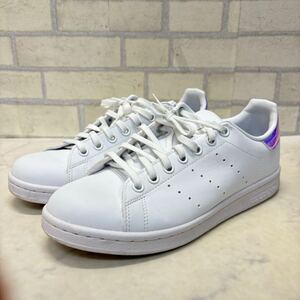 極美品 アディダス ローカットスニーカー Originals STANSMITH J FX7521 レディース 24.5㎝ 白 ホワイト adidas