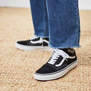 VANS バンズ スニーカー 靴 V36CL 84501 定価¥7,150 OLD SKOOL オールドスクール スウェード キャンパス ブラックホワイト 23.5