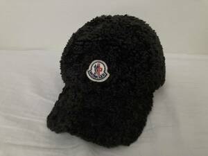 MONCLER モンクレールボアキャップ　BERRETTO F20933B72200　帽子 cap フェイクファー　黒s