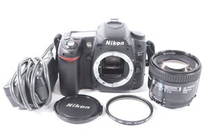 NIKON ニコン D80 ボディ デジタル一眼レフ カメラ 現状品 AF NIKKOR 85㎜ F:1.8 レンズ 4975-KF