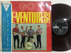 ★230926即決 ベンチャーズ 赤盤 GO with VENTURES 日本盤 LP7562 帯補充表付き 赤盤 