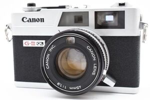 [美品]キヤノン Canon Canonet QL19 GIII QL レンジファインダー フィルムカメラ with 45mm f/1.9 2338385