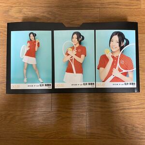 SKE48 松井珠理奈 写真 月別 ランダム 2012.08 3種コンプ