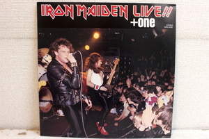 LP レコード アイアン・メイデン IRON MAIDEN LIVE+ONE EMS-41001