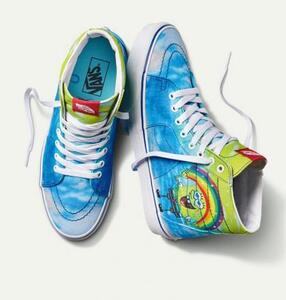 新品未使用 VANS バンズ SK8-HI スケートハイ スポンジボブ コラボ 別注 定価11,550円(税込) 送料無料 US9.5 27.5センチ 送料無料