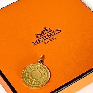 HERMES エルメス ネックレストップ セリエ ゴールド