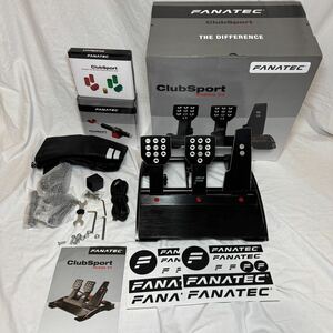 ジャンク品　動作未確認　FANATEC ClubSport ファナテック Pedals Brake グランツーリスモ　PS5 Ｖ３