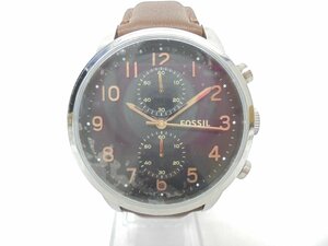 【86】1円～FOSSIL フォッシル タウンズマン FS4873 メンズ腕時計 クロノグラフ クオーツ 不動品 ジャンク扱い