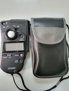 SEKONIC L-408 セコニック 露出計 ケース・ストラップ付き