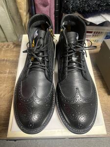 visvim☆PATRICIAN MID W.T.FOLK☆M9.5☆BLACK☆美品中古