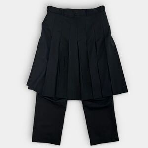 【14AW】COMME des GARCONS レイヤード スカートパンツ 黒