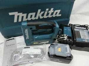 ‡ 0162 【未使用】 makita マキタ 充電式タッカ ST112D 18V コードレス タッカー ステープルガン 充電器 バッテリー1個 ケース付